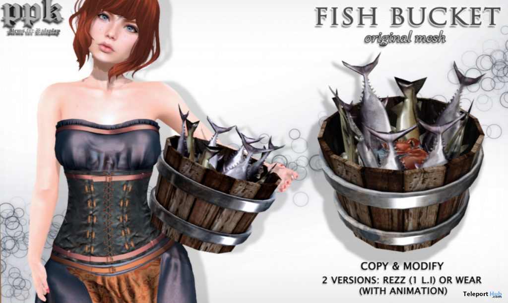 Fish Bucket May 2020 Group Gift by PPK - Teleport Hub - teleporthub.com