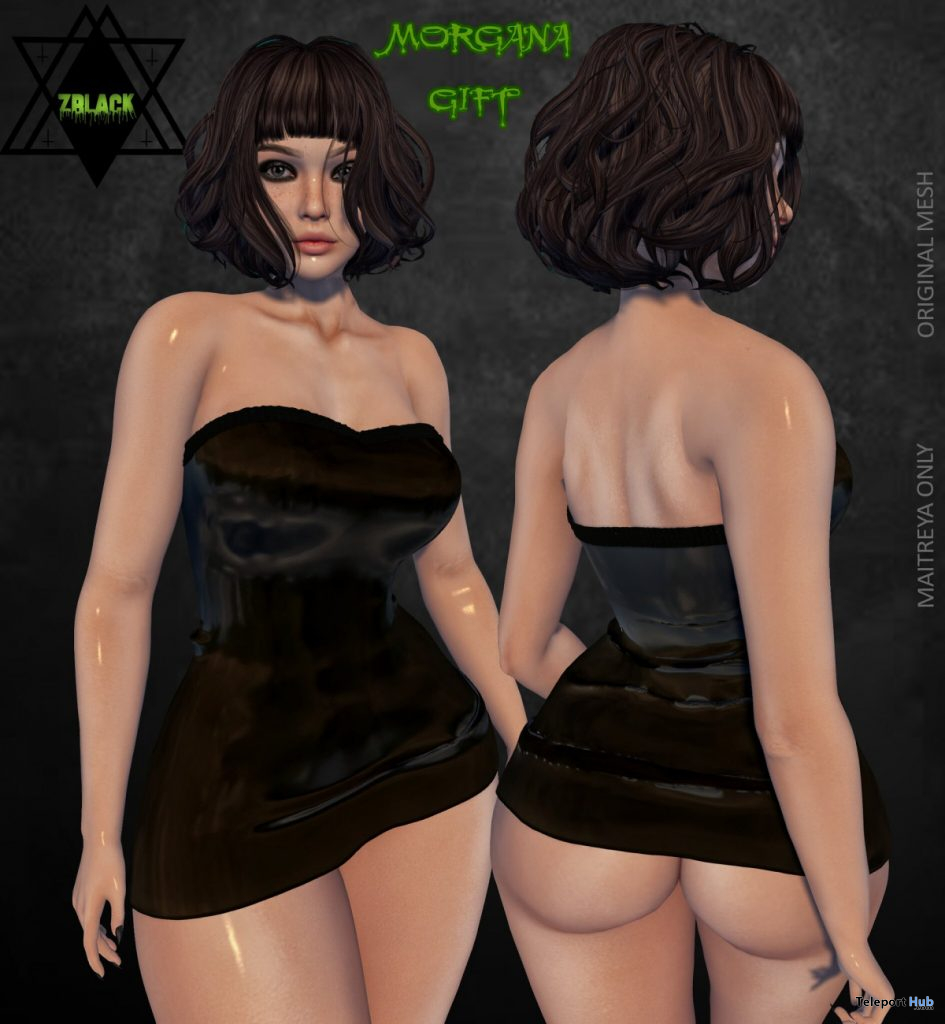 Morgana Dress June 2020 Group Gift by Z Black Store - Teleport Hub - teleporthub.com