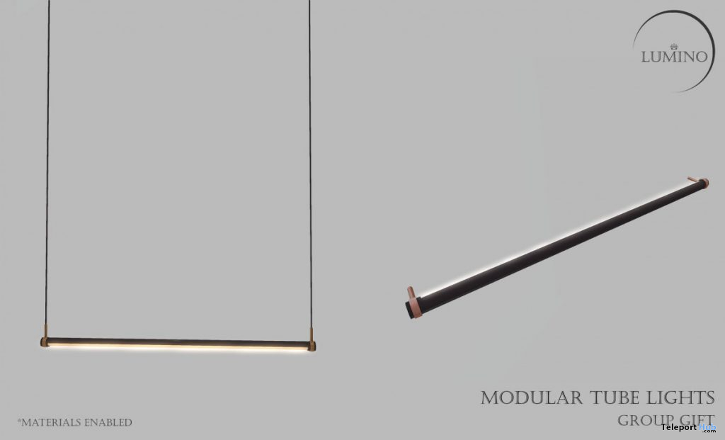 Modular Tube Lights June 2020 Group Gift by Lumino- Teleport Hub - teleporthub.com