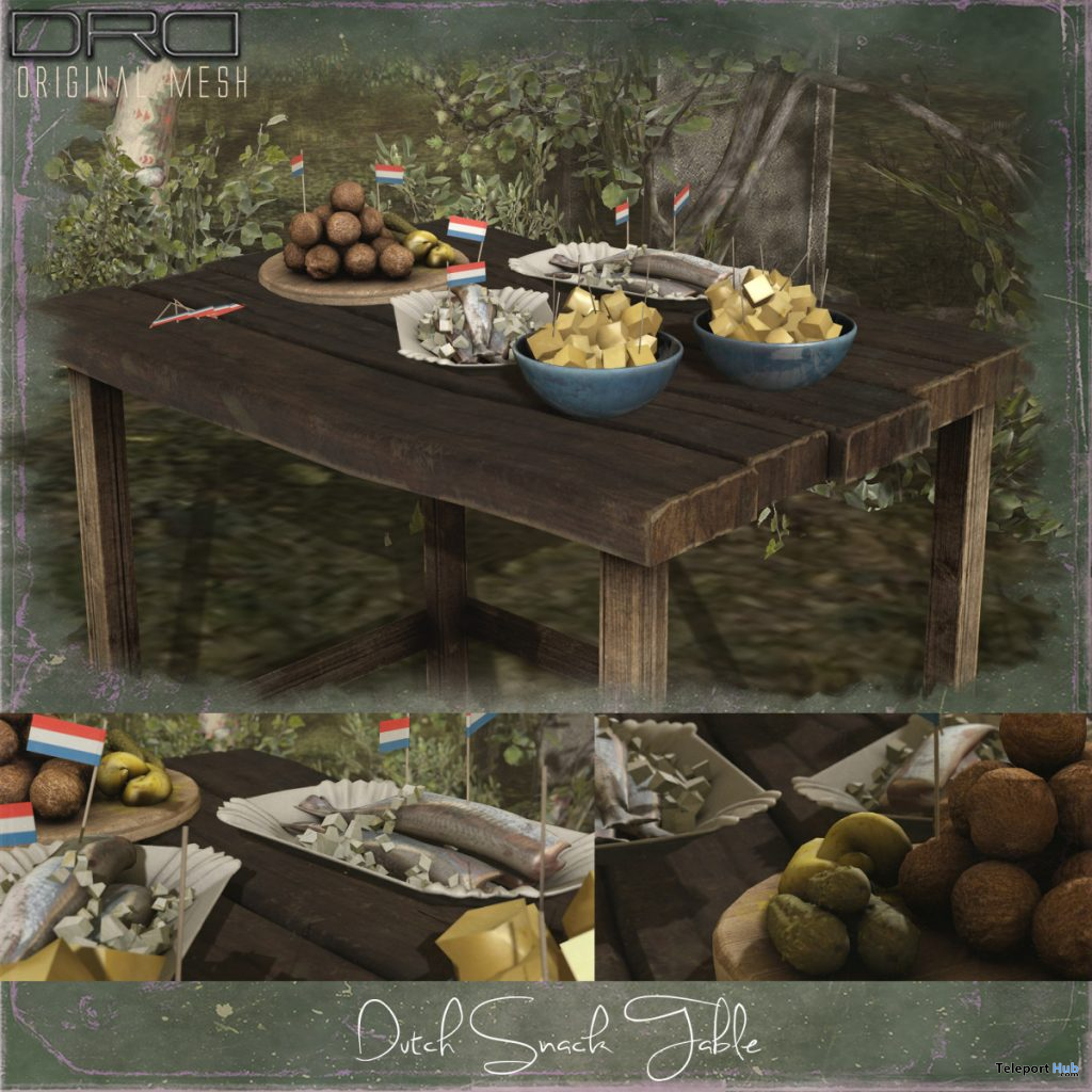 Dutch Snack Table June 2020 Group Gift by DRD - Teleport Hub - teleporthub.com