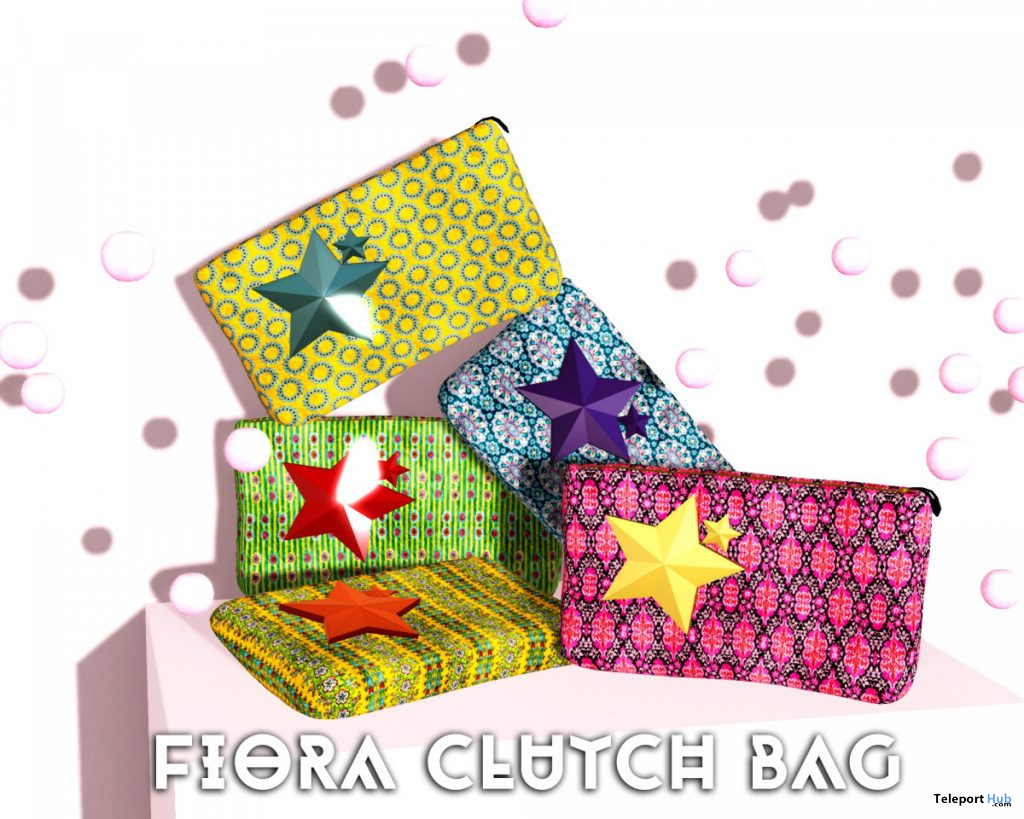Fiora Clutch Bag June 2020 Group Gift by Polkadots & Moonbeams - Teleport Hub - teleporthub.com