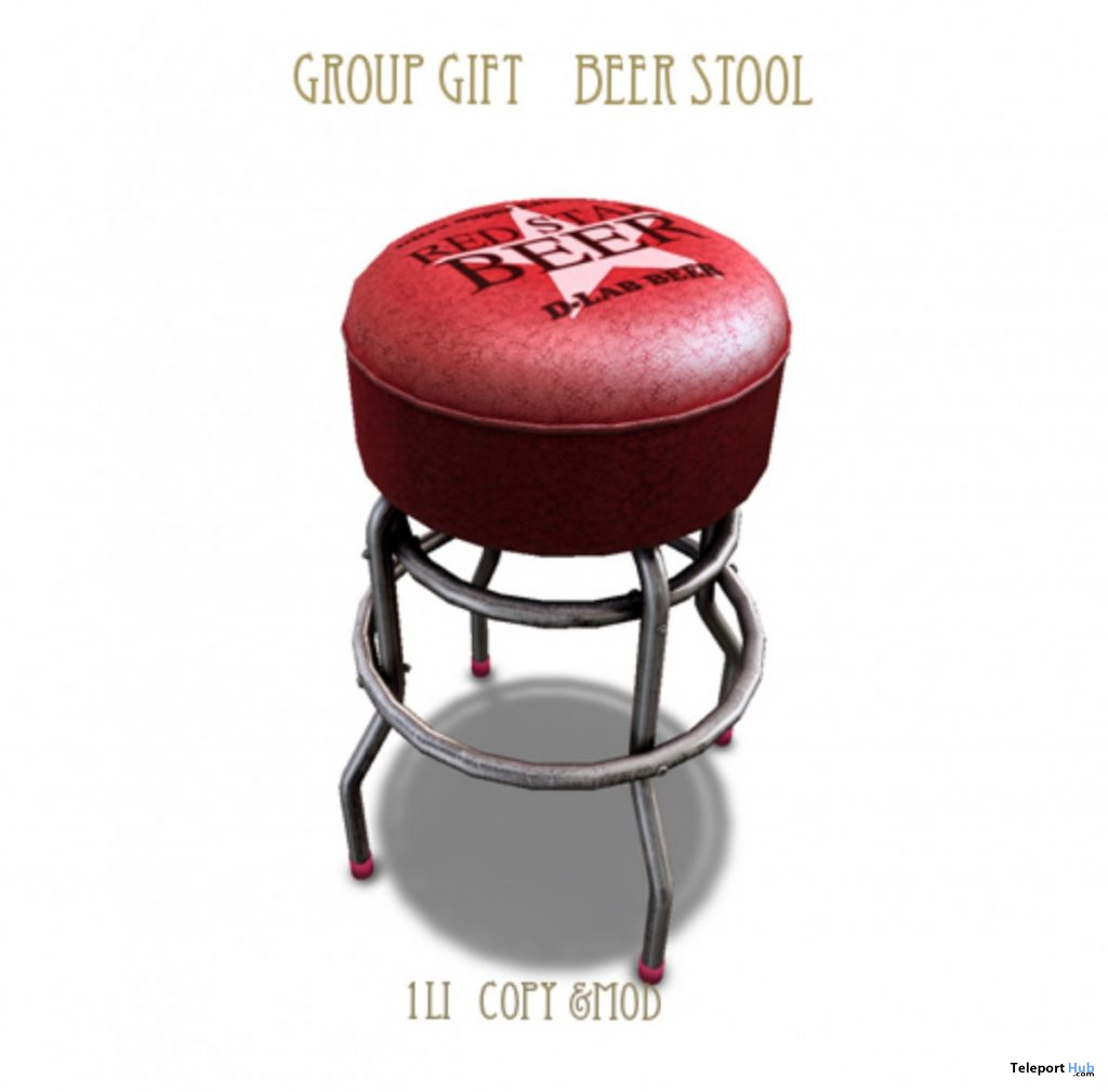 Beer Stool June 2020 Group Gift by D-LAB - Teleport Hub - teleporthub.com