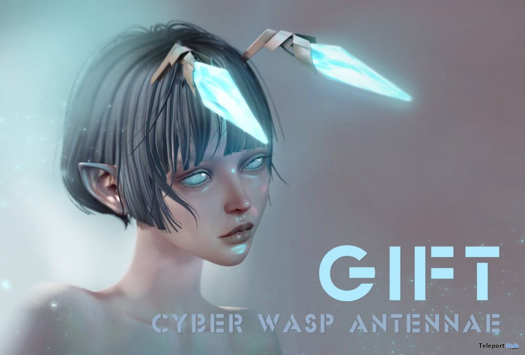Cyber Wasp Antennae Mainframe Event July 2020 Gift by HARO - Teleport Hub - teleporthub.com