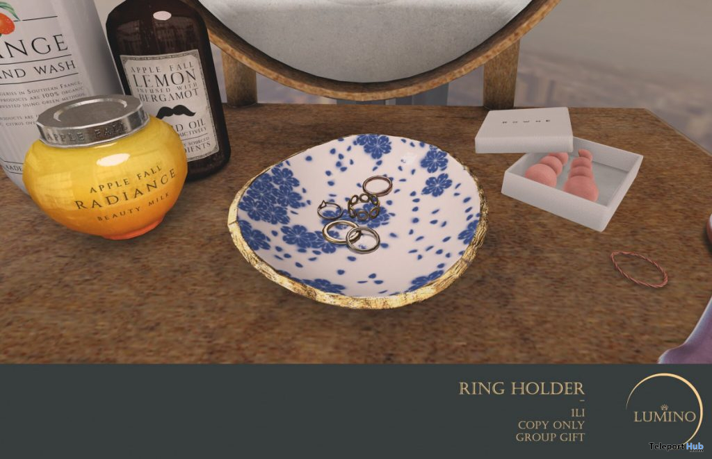 Ring Holder Plate July 2020 Group Gift by Lumino - Teleport Hub - teleporthub.com