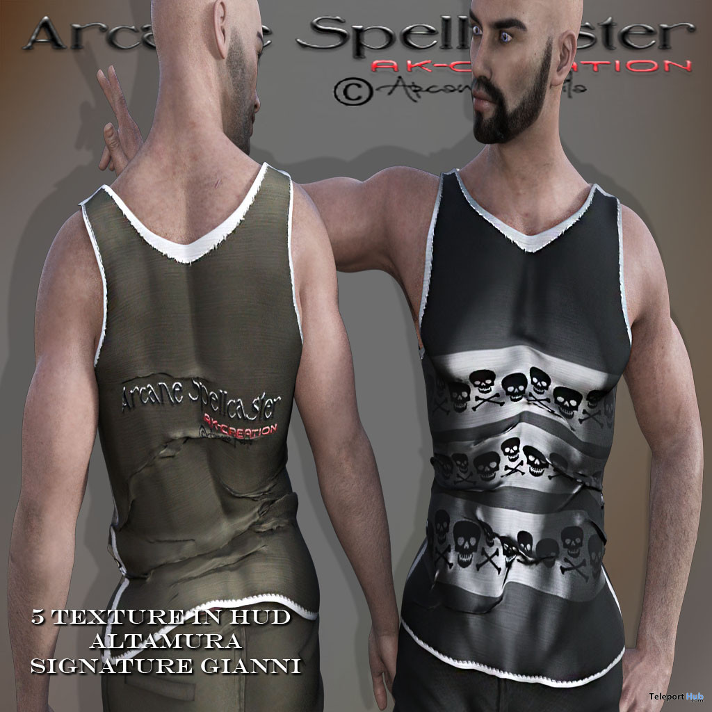 T-Shirt Bob Fatpack July 2020 Group Gift by *Arcane Spellcaster* Ak-Creations - Teleport Hub - teleporthub.com