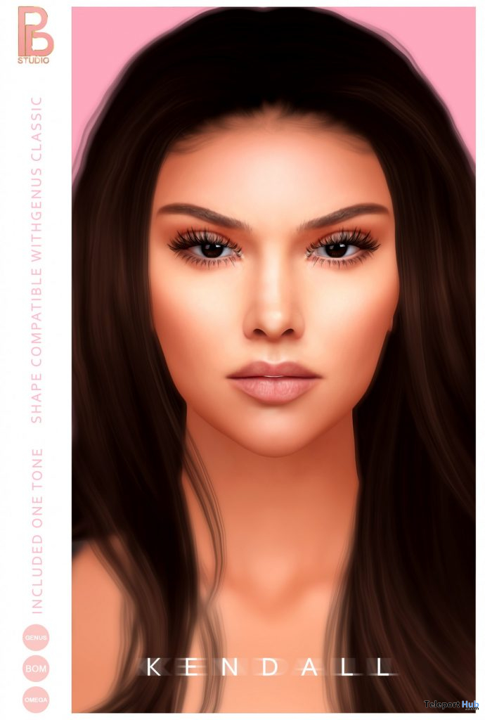 Kendall Skin Applier July 2020 Group Gift by Pink Beauty - Teleport Hub - teleporthub.com