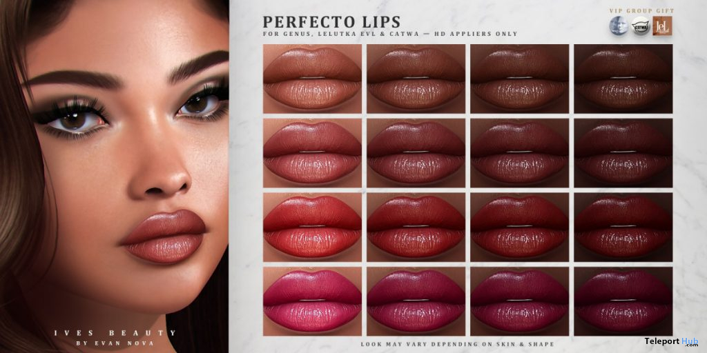 Perfecto Lips August 2020 Group Gift by IVES Beauty - Teleport Hub - teleporthub.com
