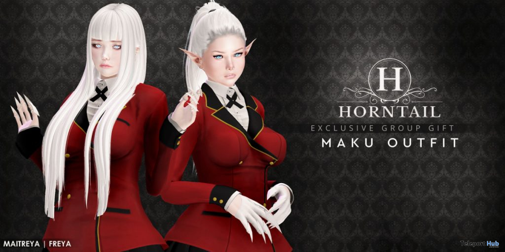 Maku Outfit August 2020 Group Gift by HORNTAIL - Teleport Hub - teleporthub.com