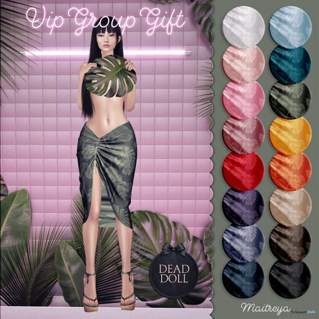 Talullah Skirt Fatpack August 2020 Group Gift by Dead Doll - Teleport Hub - teleporthub.com