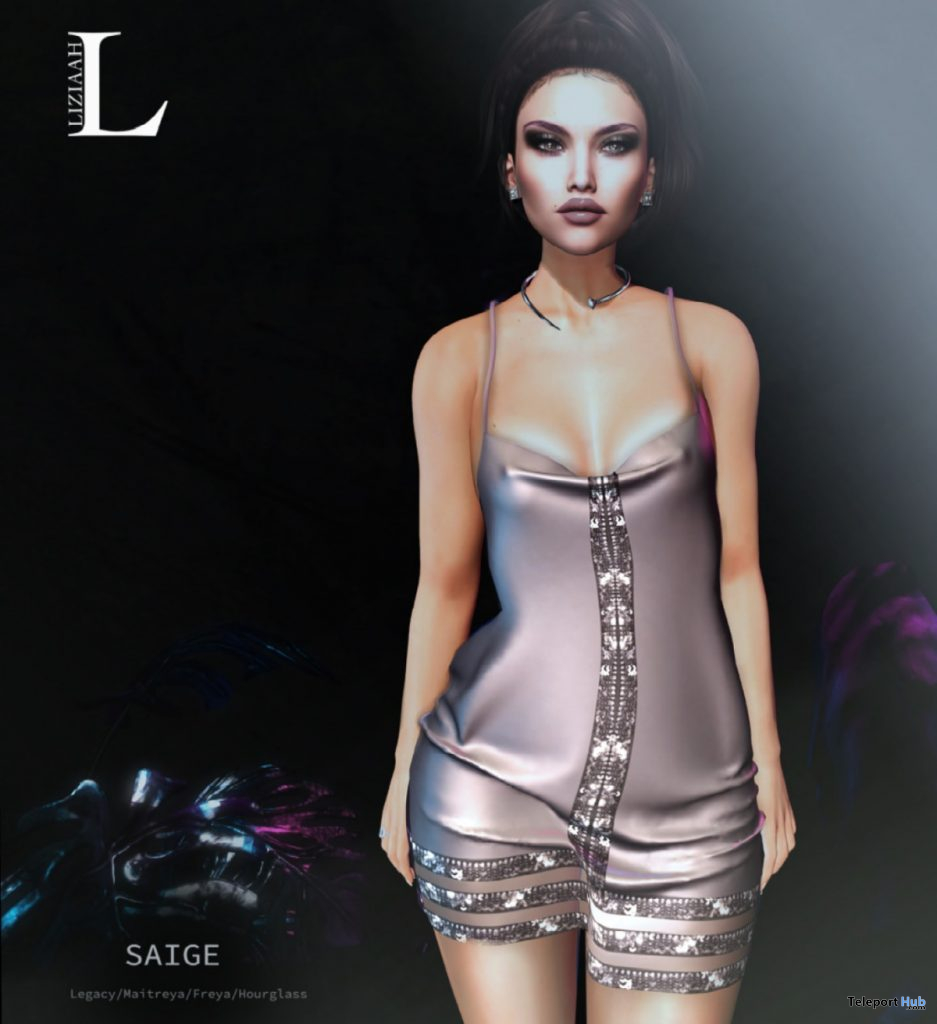New Release: Saige Dress by LIZIAAH @ WIP Event August 2020 - Teleport Hub - teleporthub.com