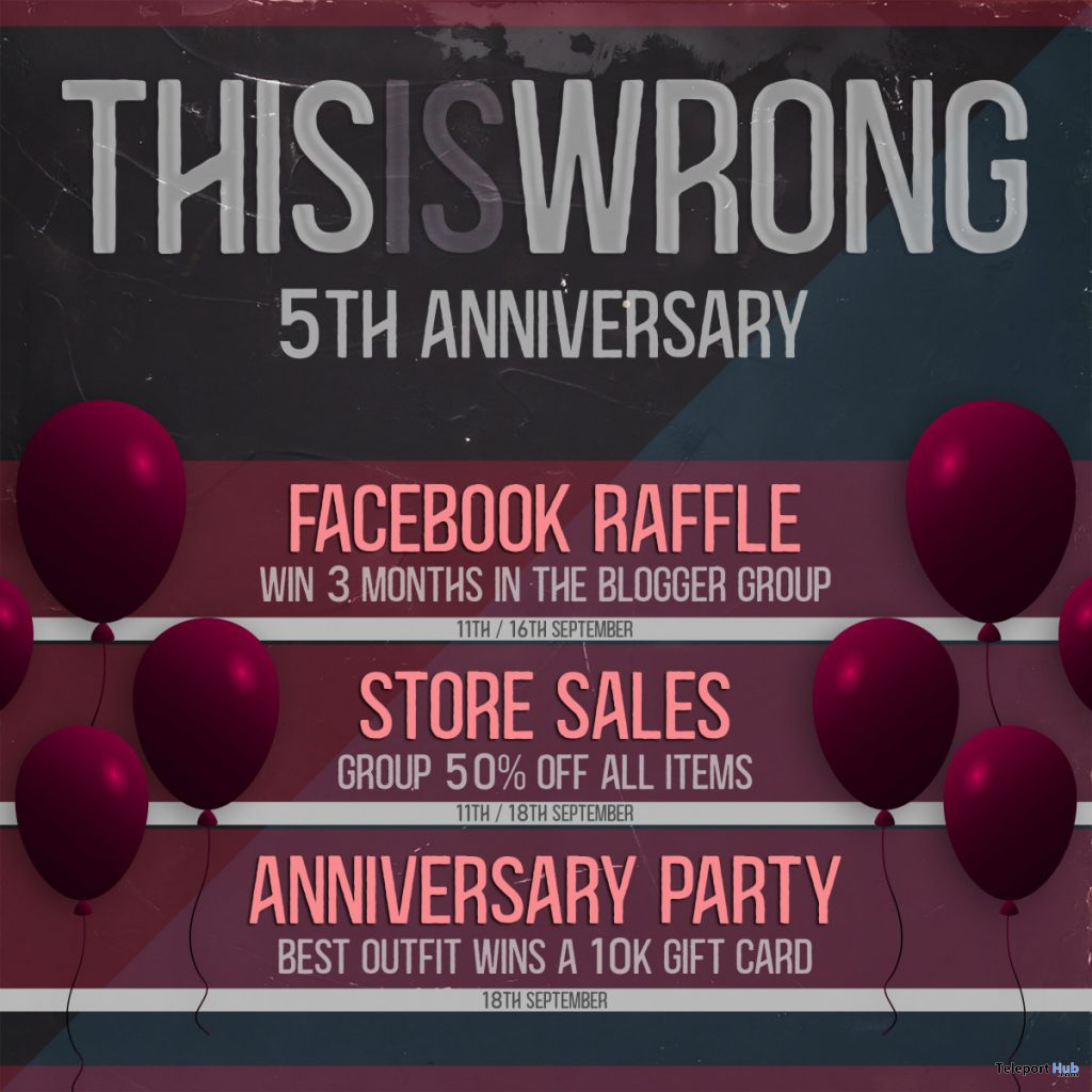 THIS IS WRONG 5th Anniversary Celebrations 2020 - Teleport Hub - teleporthub.com