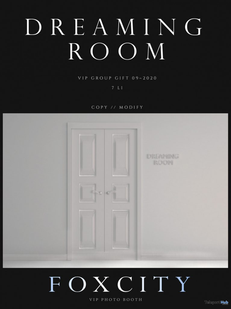 Dreaming Room Backdrop September 2020 Group Gift by FOXCITY - Teleport Hub - teleporthub.com
