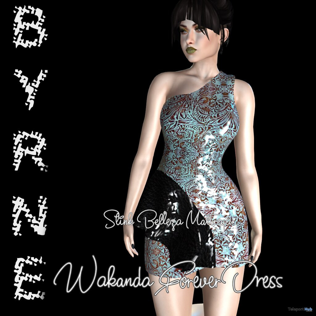 Wakanda Forever Dress September 2020 Group Gift by BYRNE - Teleport Hub - teleporthub.com