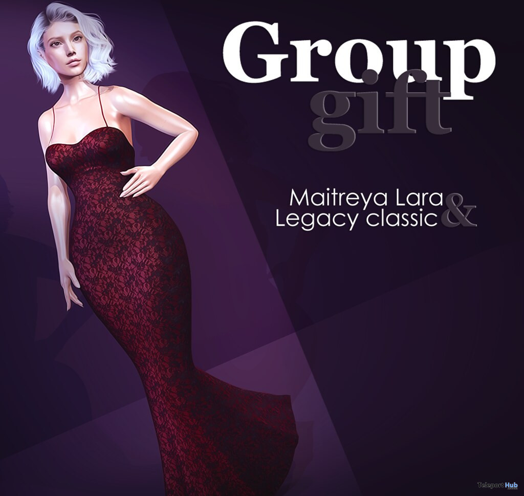 Goddess Gown September 2020 Group Gift by MAAI - Teleport Hub - teleporthub.com
