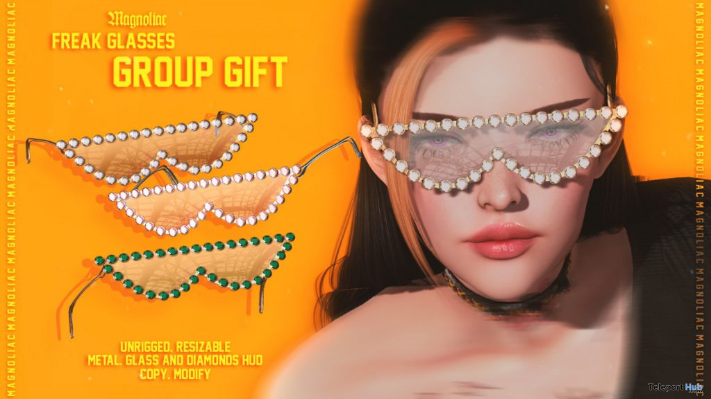 Freak Glasses September 2020 Group Gift by Magnoliac - Teleport Hub - teleporthub.com