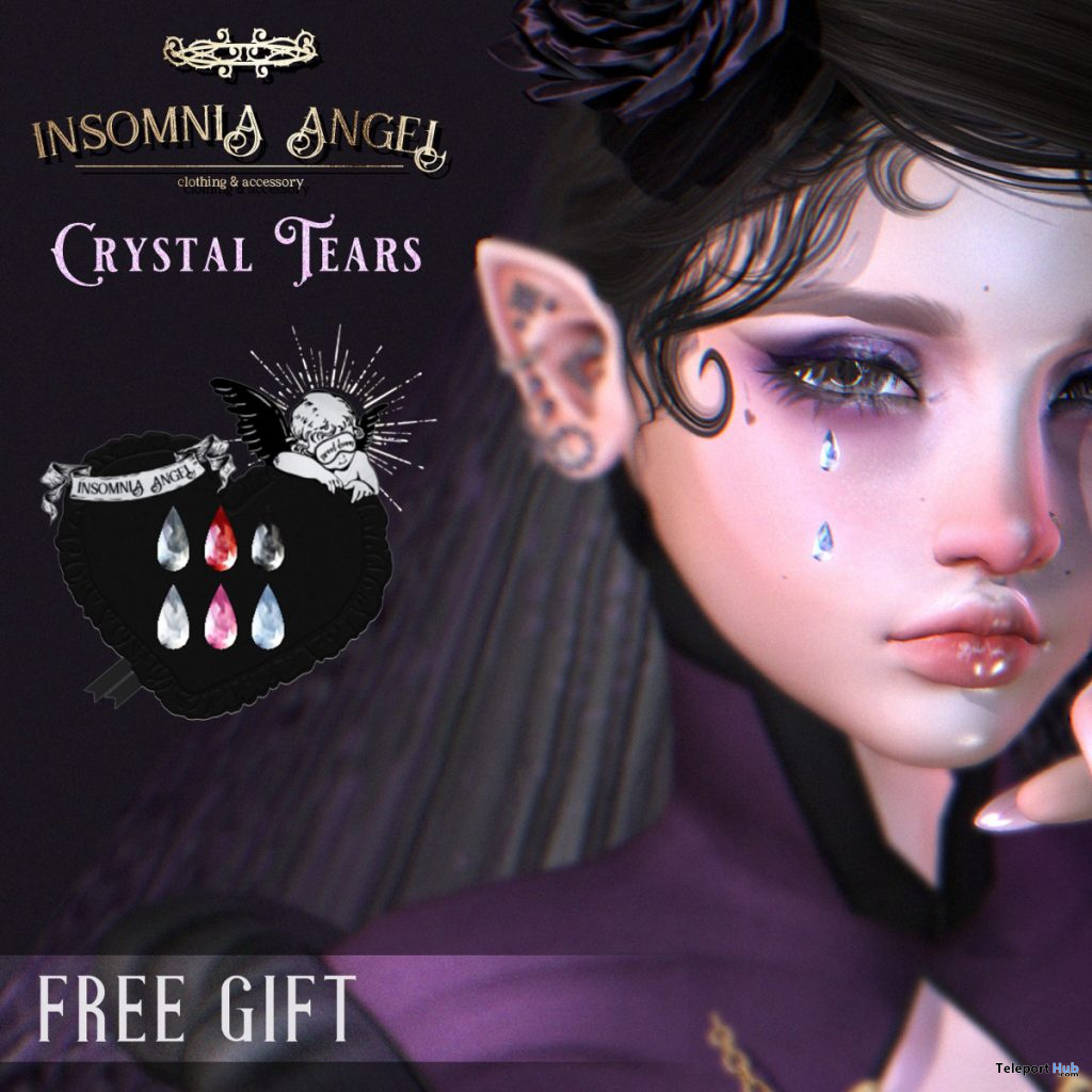 Crystal Tears September 2020 Gift by Insomnia Angel - Teleport Hub - teleporthub.com