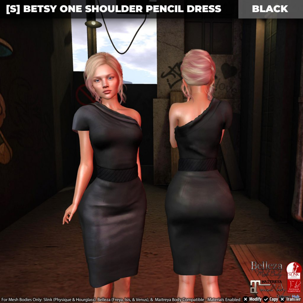 New Release: [S] Betsy One Should Pencil Dress by [satus Inc] - Teleport Hub - teleporthub.com