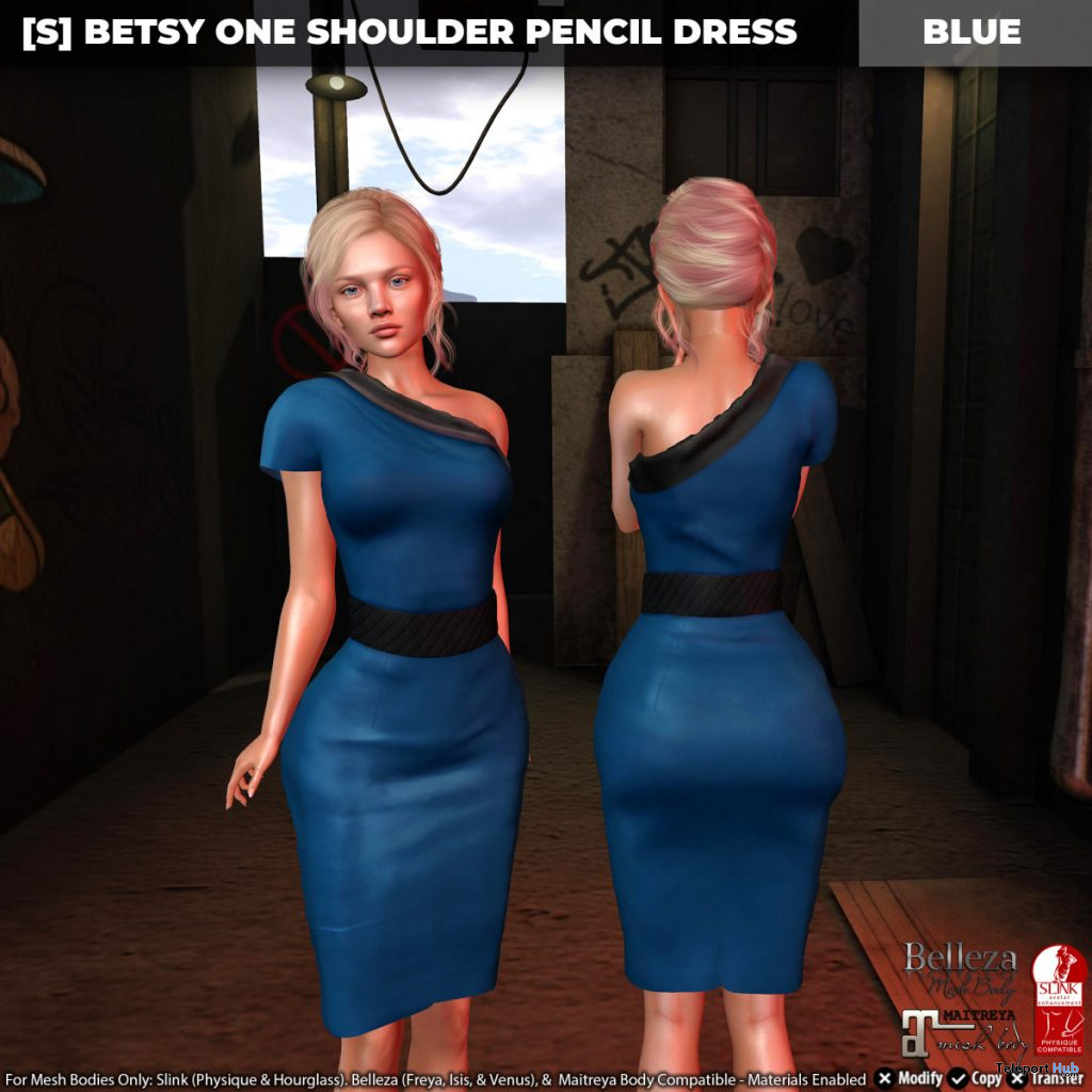 New Release: [S] Betsy One Should Pencil Dress by [satus Inc] - Teleport Hub - teleporthub.com