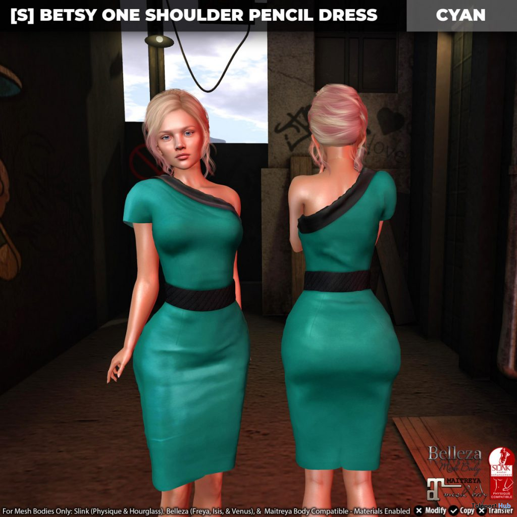 New Release: [S] Betsy One Should Pencil Dress by [satus Inc] - Teleport Hub - teleporthub.com