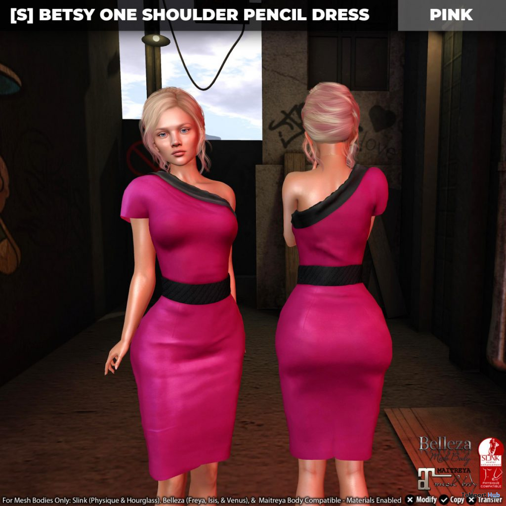 New Release: [S] Betsy One Should Pencil Dress by [satus Inc] - Teleport Hub - teleporthub.com