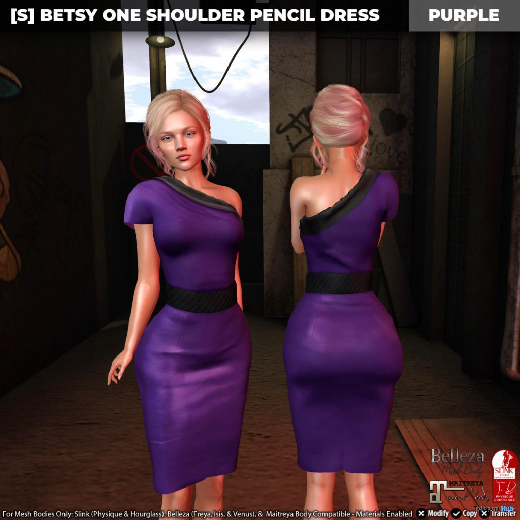 New Release: [S] Betsy One Should Pencil Dress by [satus Inc] - Teleport Hub - teleporthub.com