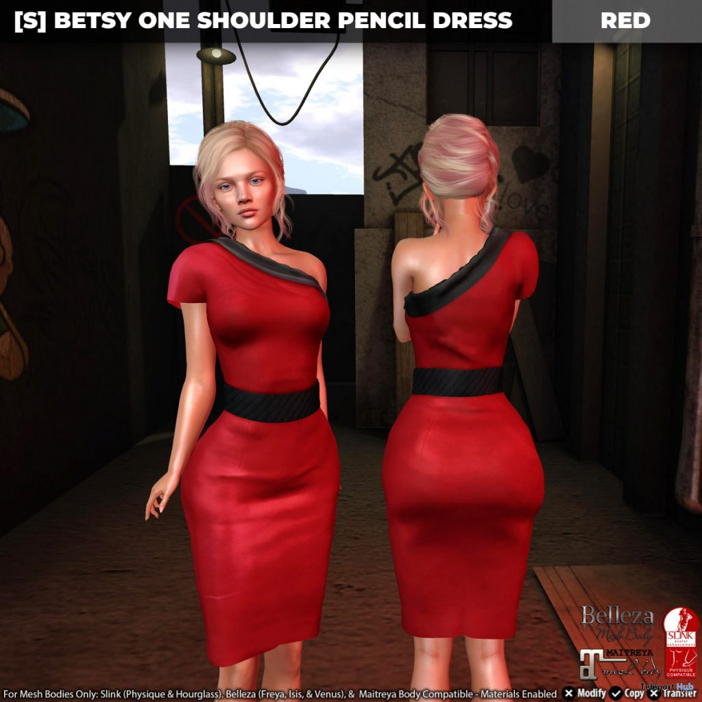 New Release: [S] Betsy One Should Pencil Dress by [satus Inc] - Teleport Hub - teleporthub.com