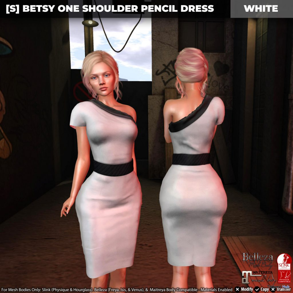 New Release: [S] Betsy One Should Pencil Dress by [satus Inc] - Teleport Hub - teleporthub.com