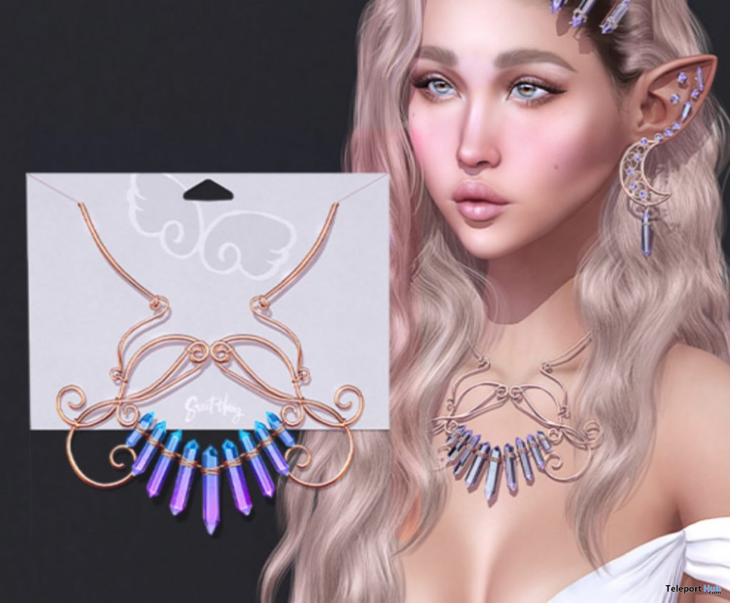 Crystalline Necklace September 2020 Group Gift by Sweet Thing - Teleport Hub - teleporthub.com