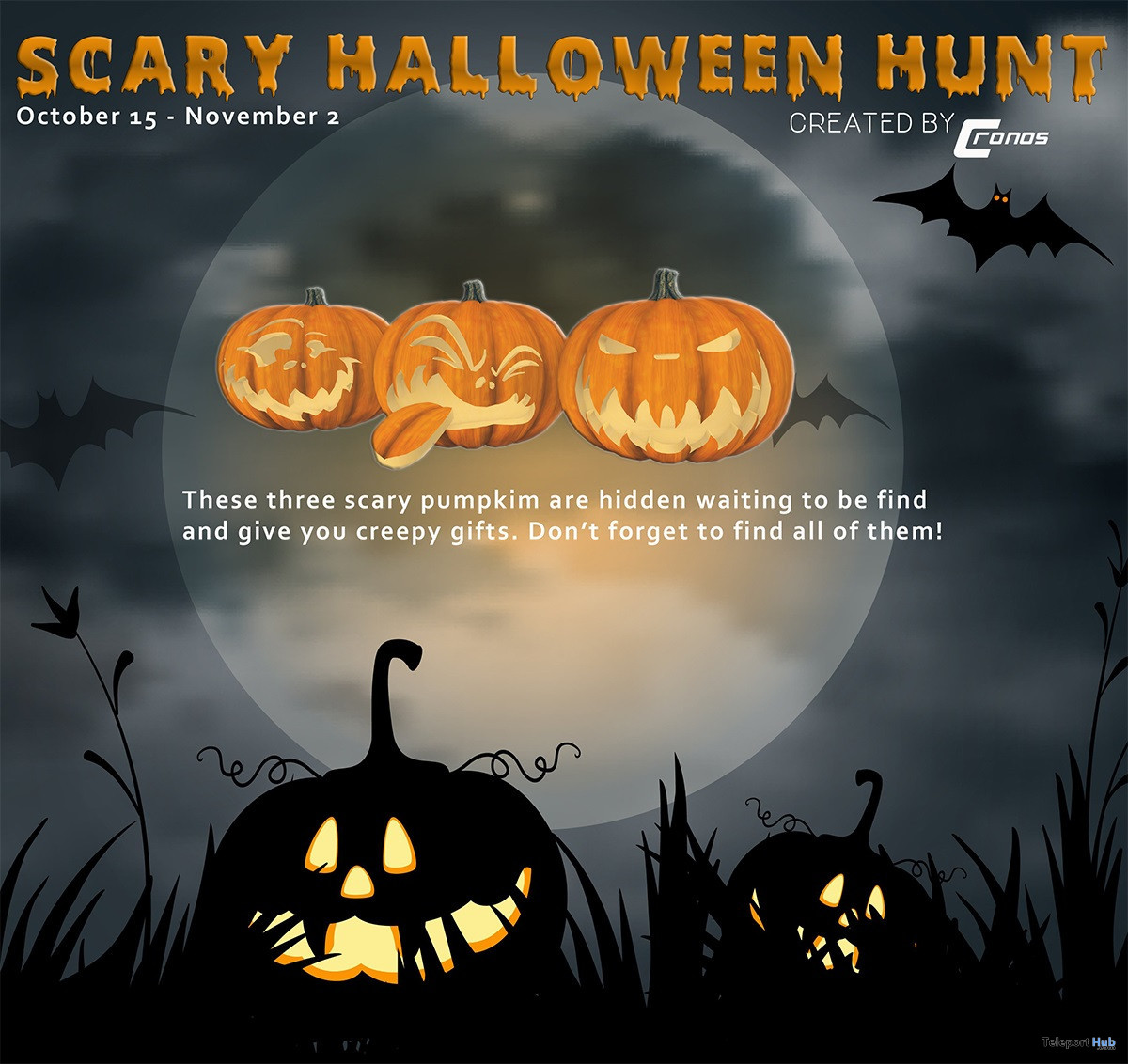 Scary Halloween Hunt 2020 - Teleport Hub - teleporthub.com