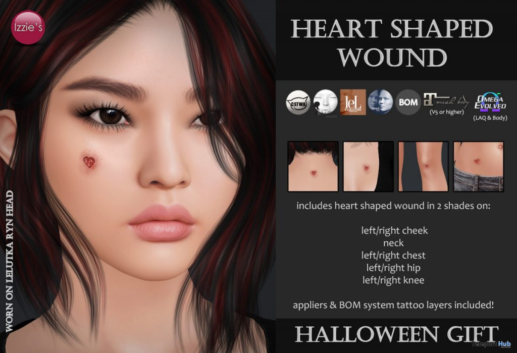 Heart Shaped Wound Halloween 2020 Gift by Izzie’s - Teleport Hub - teleporthub.com