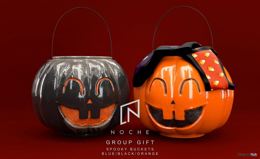 Spooky Bucket October 2020 Group Gift by Noche - Teleport Hub - teleporthub.com