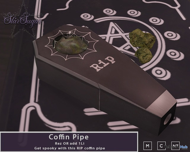 Coffin Pipe October 2020 Group Gift by Star Sugar - Teleport Hub - teleporthub.com