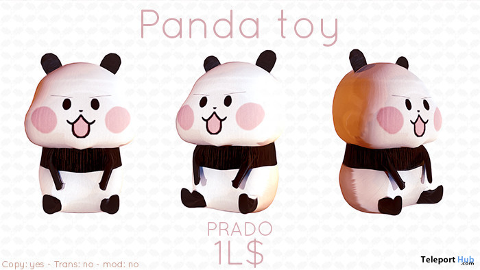 Panda Toy 1L Promo Gift by Prado - Teleport Hub - teleporthub.com