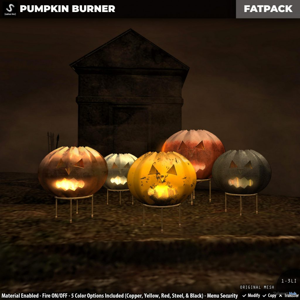 New Release: Pumpkin Burner by [satus Inc] - Teleport Hub - teleporthub.com