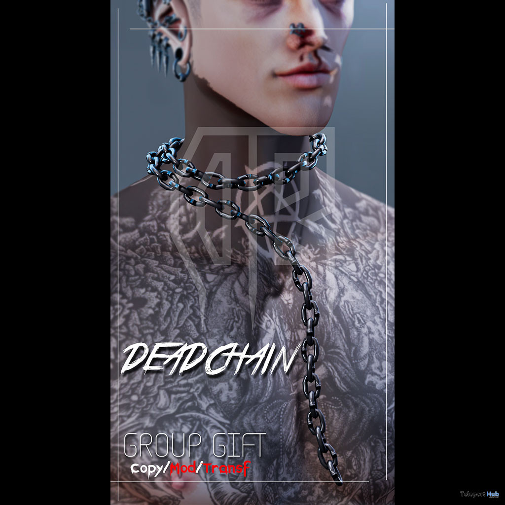 DeadChain Necklace November 2020 Group Gift by DeadBoy.ink - Teleport Hub - teleporthub.com