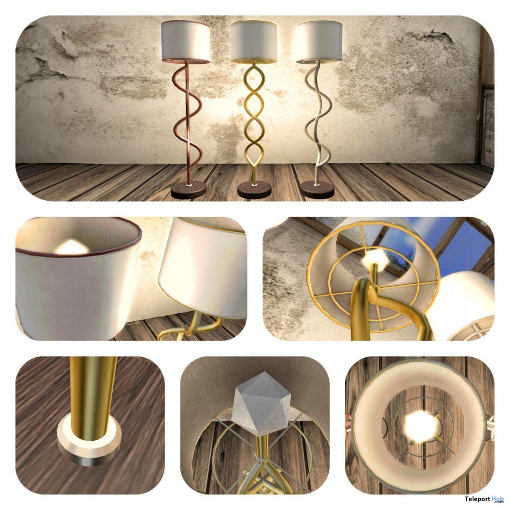 New Release: Helix Floor Lamp by [satus Inc] - Teleport Hub - teleporthub.com