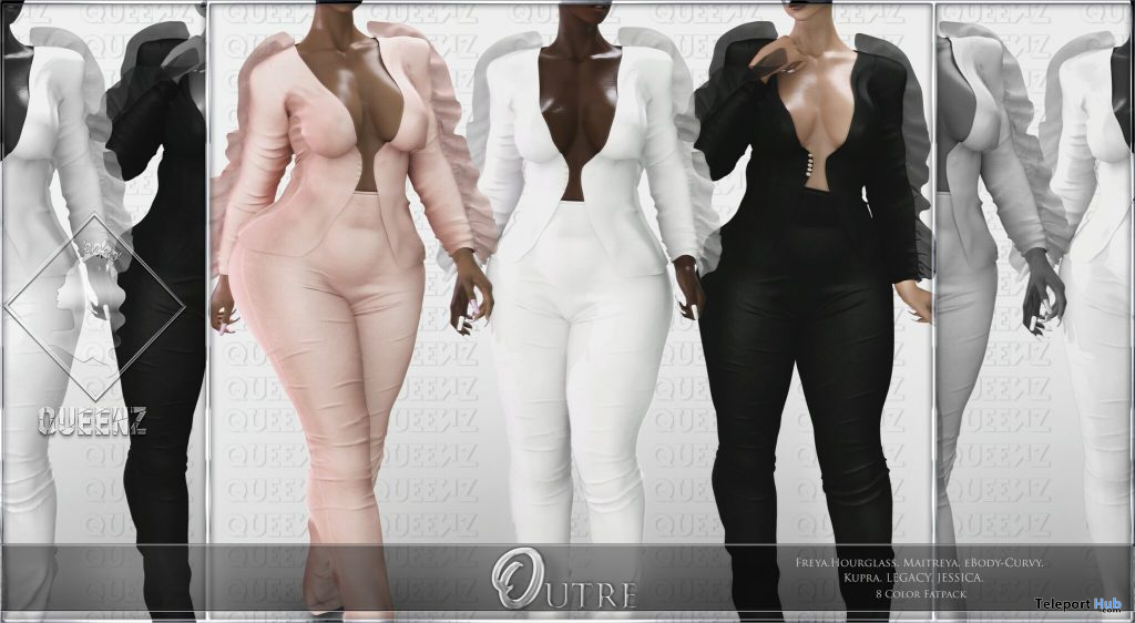 Outre Blazer & Pants December 2020 Group Gift by QUEENZ - Teleport Hub - teleporthub.com