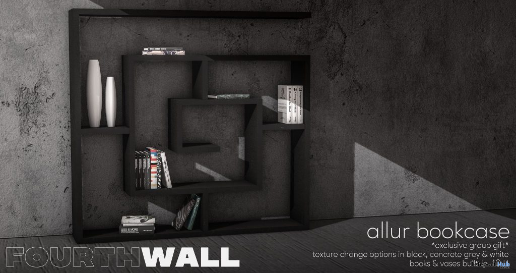 Allur Bookcase December 2020 Group Gift by Fourth Wall - Teleport Hub - teleporthub.com