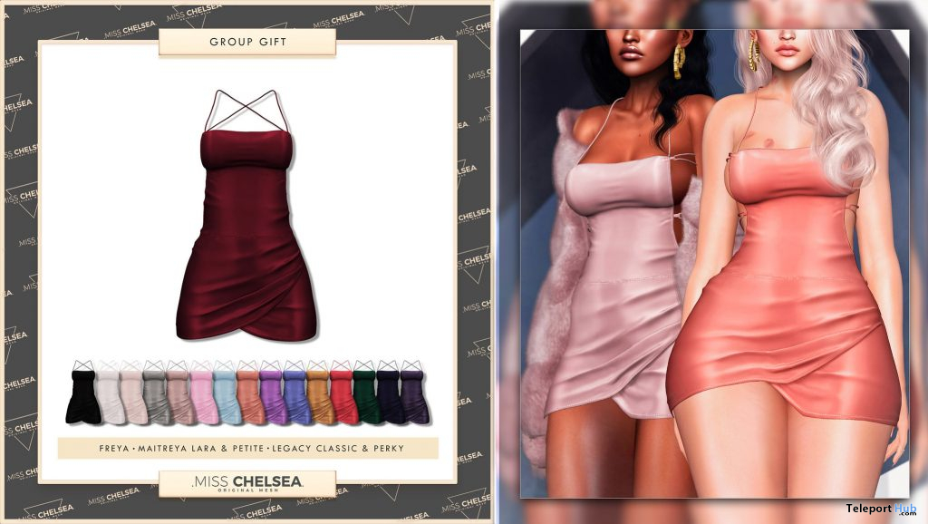 Star Dress Fatpack December 2020 Group Gift by Miss Chelsea - Teleport Hub - teleporthub.com