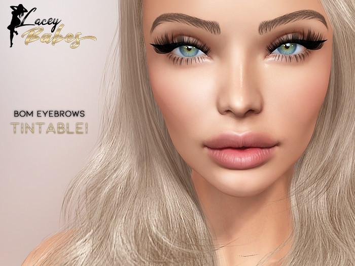 BOM Eyebrows Tintable 5L Promo by LACEY BABES - Teleport Hub - teleporthub.com