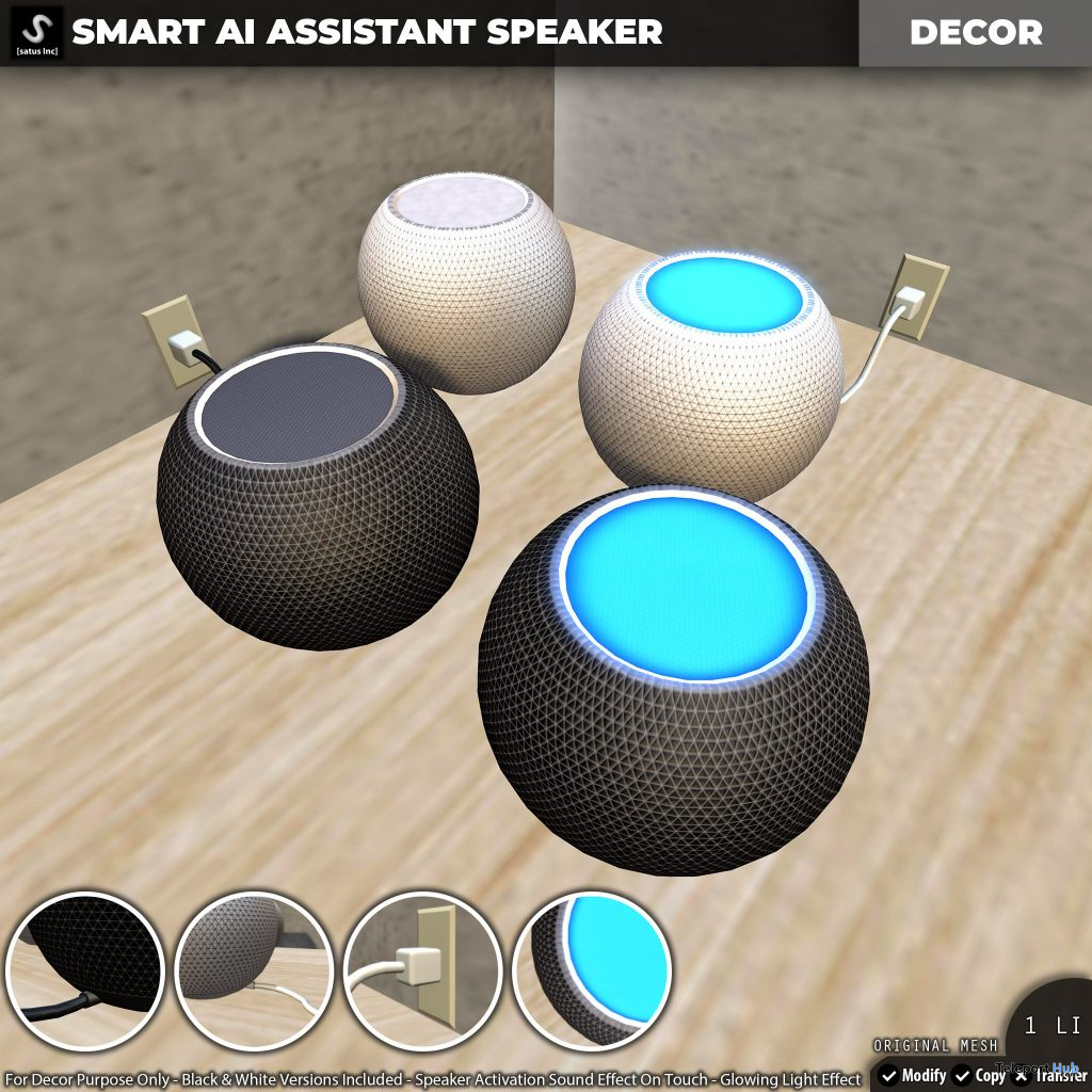 New Release: Smart AI Assistant Speaker by [satus Inc] - Teleport Hub - teleporthub.com