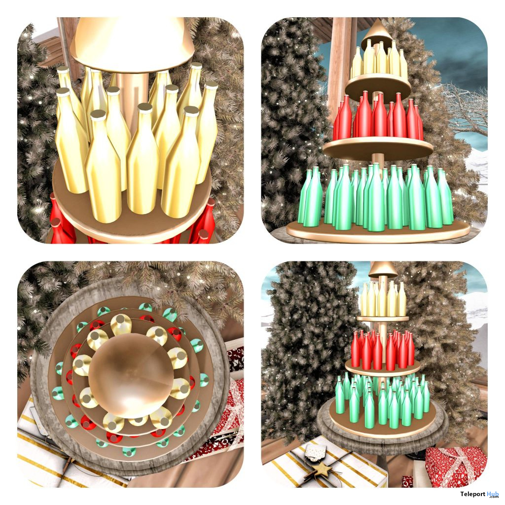 New Release: Tabletop Liquor Christmas Tree by [satus Inc] - Teleport Hub - teleporthub.com