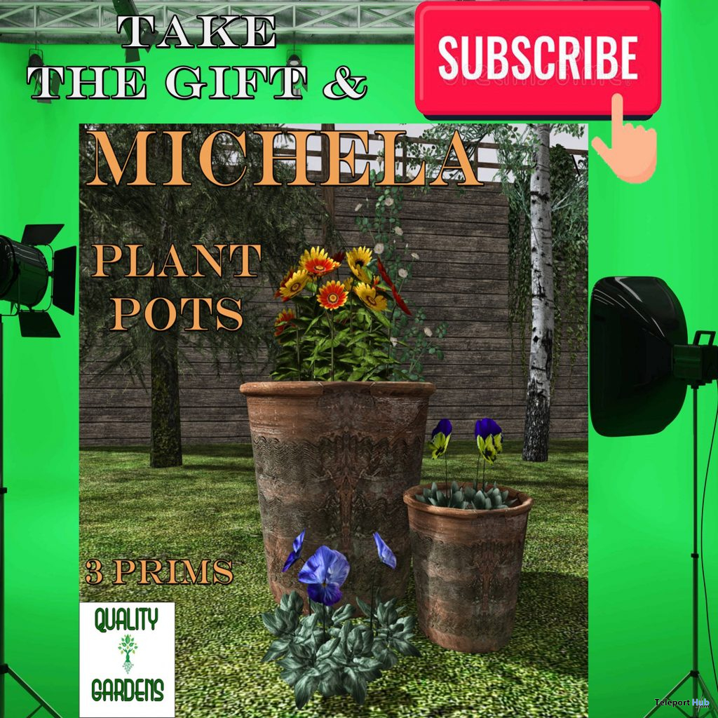 Michela Plant Pots December 2020 Subscriber Gift by Quality Gardens - Teleport Hub - teleporthub.com