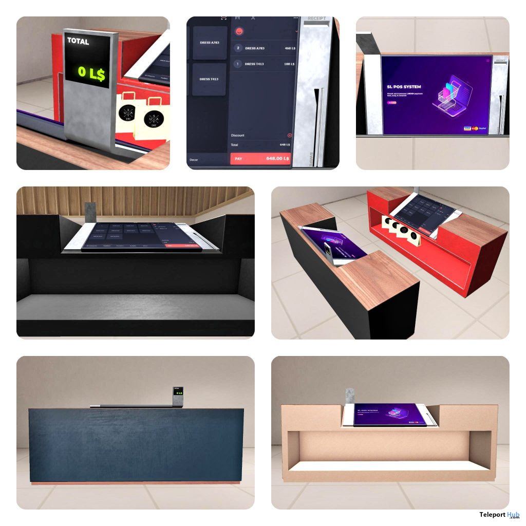 New Release: Cashier Reception Counter by [satus Inc] - Teleport Hub - teleporthub.com