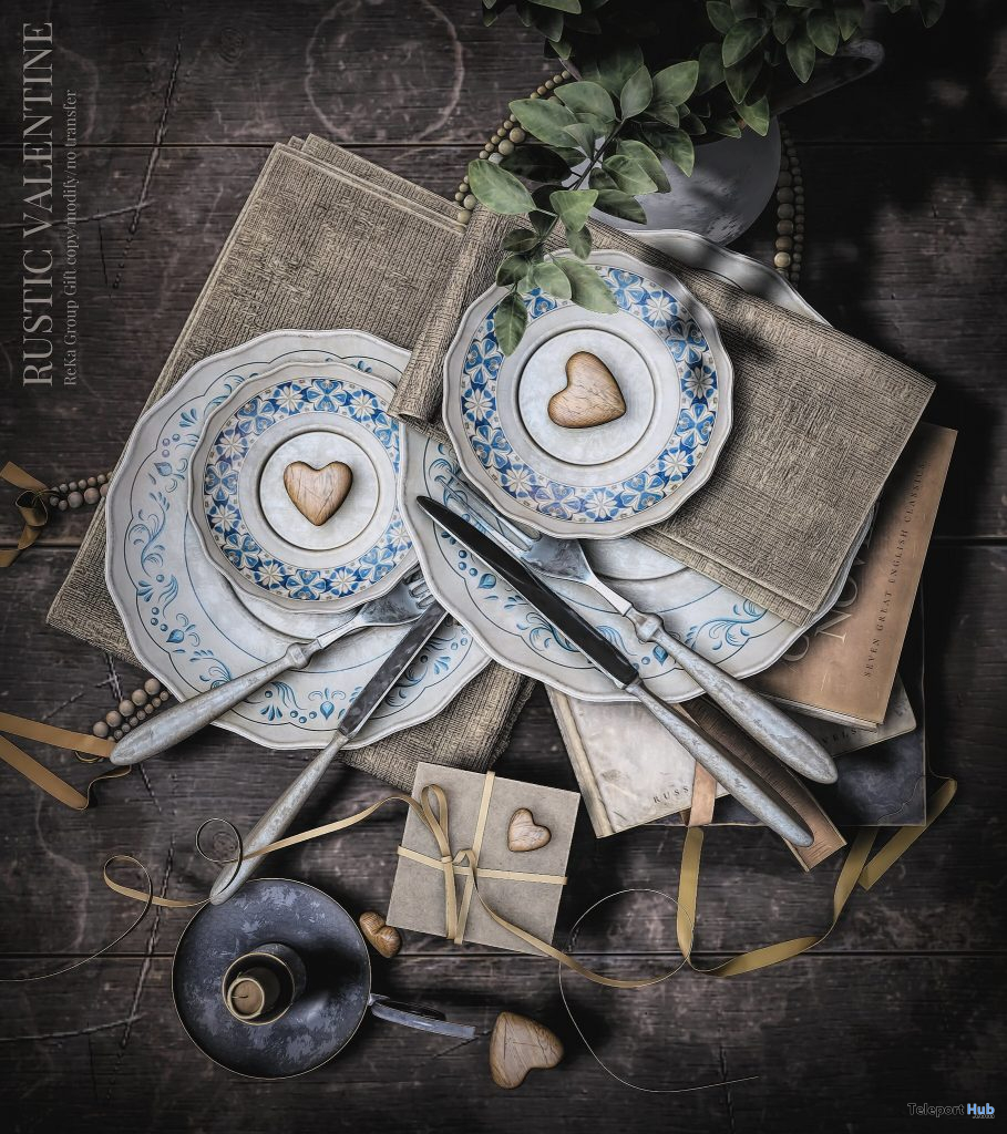 Rustic Valentine Decor February 2021 Group Gift by Nutmeg - Teleport Hub - teleporthub.com