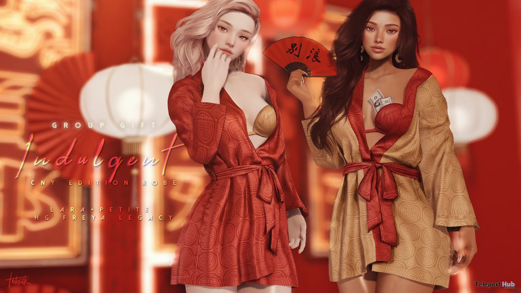 Indulgent Robe Special Edition Lunar New Year 2021 Group Gift by toksik - Teleport Hub - teleporthub.com