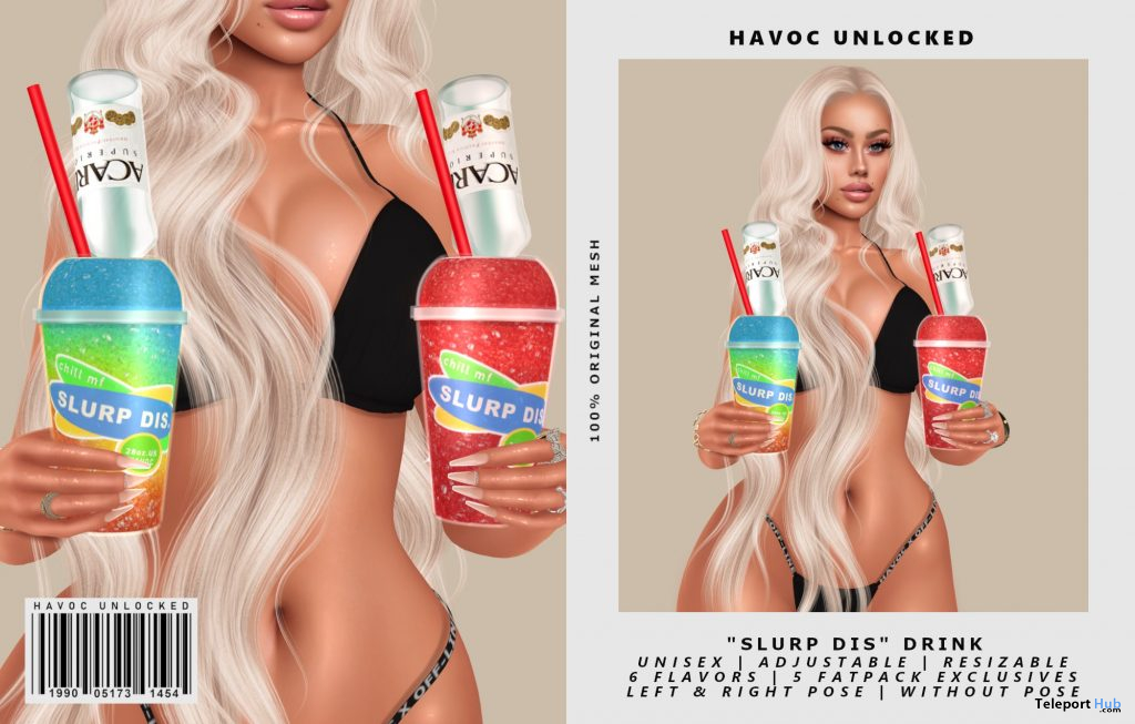 SlurpDis Drink February 2021 Group Gift by HAVOC - Teleport Hub - teleporthub.com
