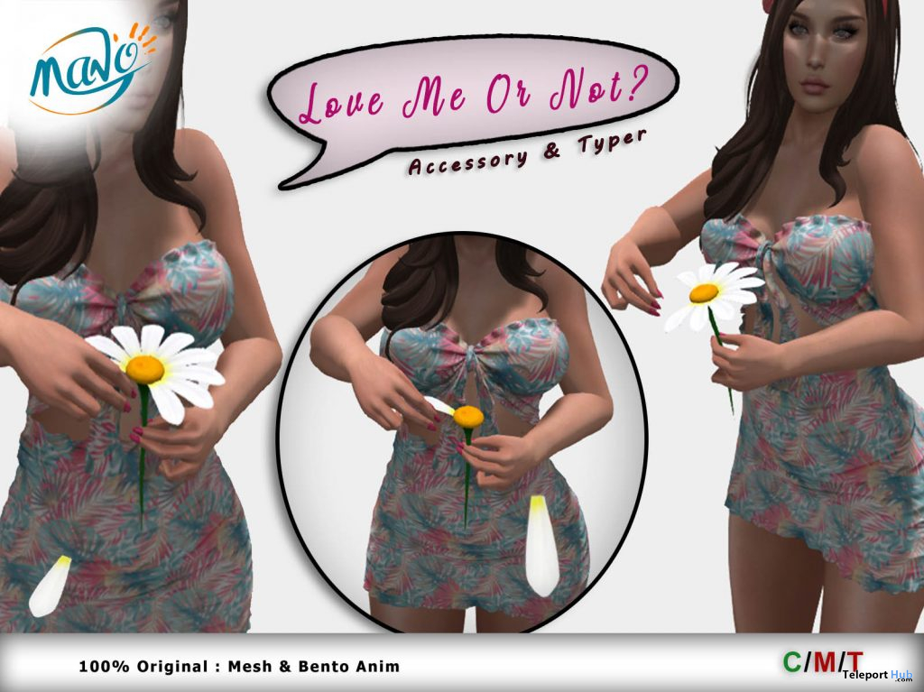 Love Me Or Not Bento Accessory & Typing Effect February 2021 Group Gift by Mano Design - Teleport Hub - teleporthub.com