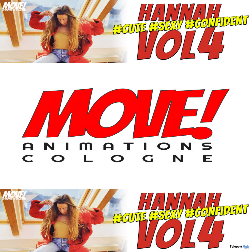 New Release: Hannah Vol 4 Bento Dance Pack by MOVE! Animations Cologne - Teleport Hub - teleporthub.com