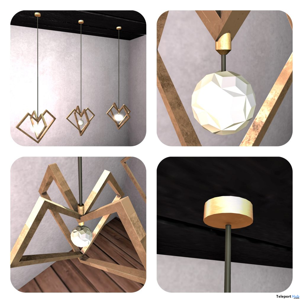 New Release: Heart Cage Ceiling Lamp by [satus Inc] - Teleport Hub - teleporthub.com